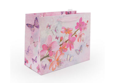 Custom Extra Large Gift Wrap Bags Beautiful Butterfly Style Matt Lamination
